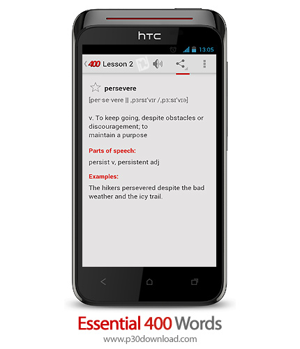دانلود Essential 400 Words - برنامه موبایل 400 لغت تافل