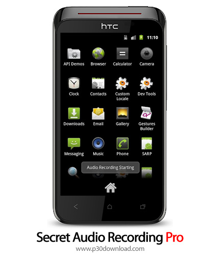 دانلود Secret Audio Recording Pro - برنامه موبایل ضبط پنهانی صدا