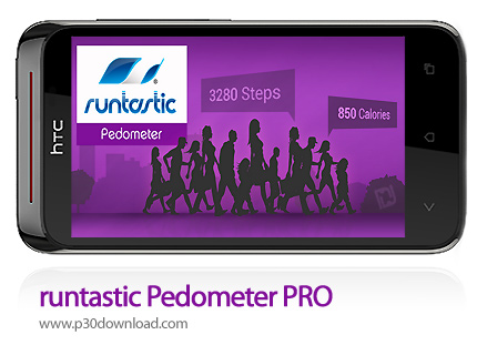 دانلود runtastic Pedometer PRO - برنامه موبایل شمارش تعداد قدم ها