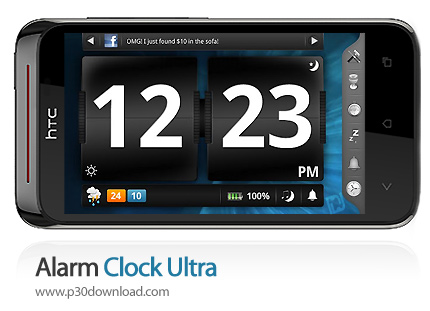 دانلود Alarm Clock Ultra - برنامه موبایل ساعت و آلارم