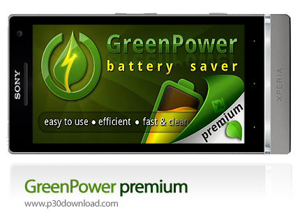 دانلود GreenPower premium - برنامه موبایل کاهش مصرف باتری