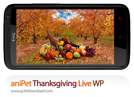 دانلود aniPet Thanksgiving Live WP - برنامه موبایل کاغذدیواری متحرک مناسبت ها