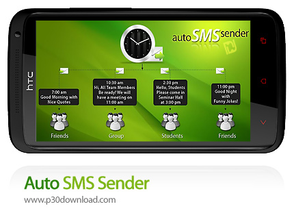 دانلود Auto SMS Sender - برنامه موبایل ارسال خودکار پیامک