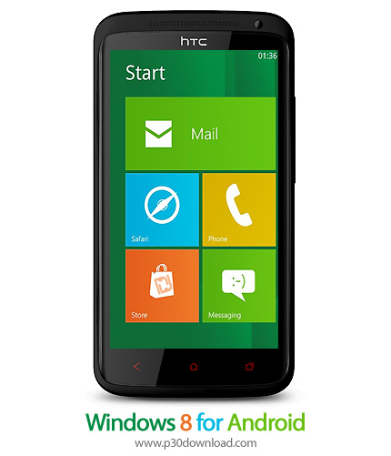 دانلود Windows 8 for Android - برنامه موبایل پوسته ویندوز 8