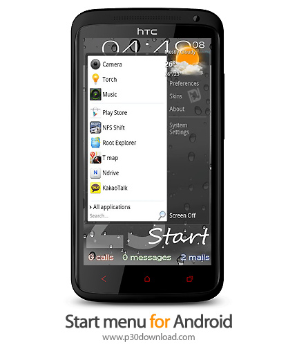 دانلود Start menu for Android - برنامه موبایل استارت منو