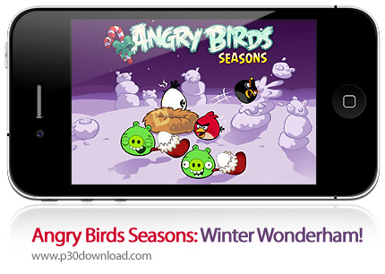 دانلود !Angry Birds Seasons: Winter Wonderham - بازی موبایل پرندگان خشمگین فصل ها: زمستان شگفت انگیز