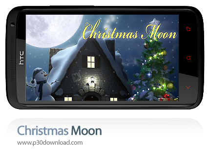 دانلود Christmas Moon - برنامه موبایل کاغذدیواری متحرک کریسمس