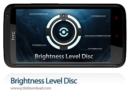 دانلود Brightness Level Disc - برنامه موبایل ویجت تنظیم نور صفحه