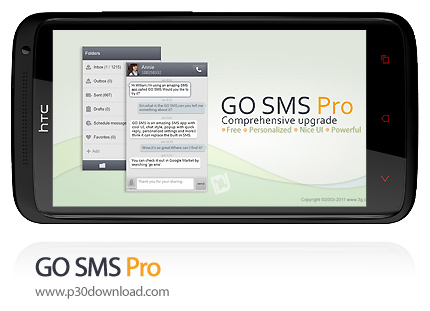 دانلود GO SMS Pro v7.76 Unlocked - برنامه موبایل ارسال پیامک