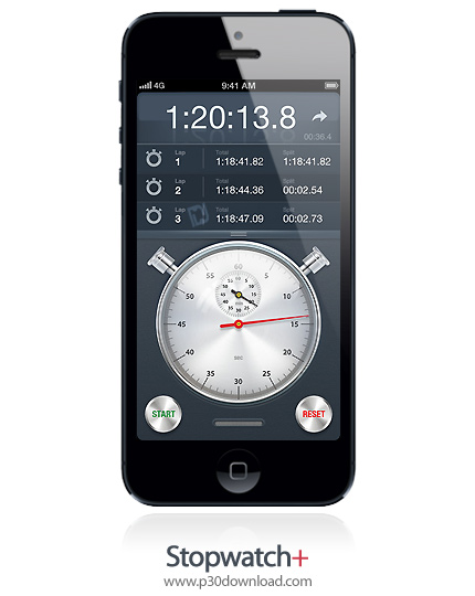 دانلود +Stopwatch - برنامه موبایل زمان سنج