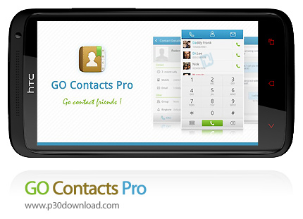 دانلود GO Contacts Pro - برنامه موبایل مدیریت مخاطبین تماس