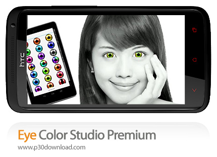 دانلود Eye Color Studio Premium - برنامه موبایل استودیو حرفه ای تغییر رنگ چشم