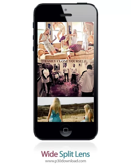 دانلود Wide Split Lens - برنامه موبایل ساخت عکس های غیرممکن