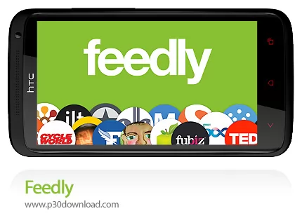 دانلود Feedly - برنامه موبایل خواندن RSS به شکل مجله