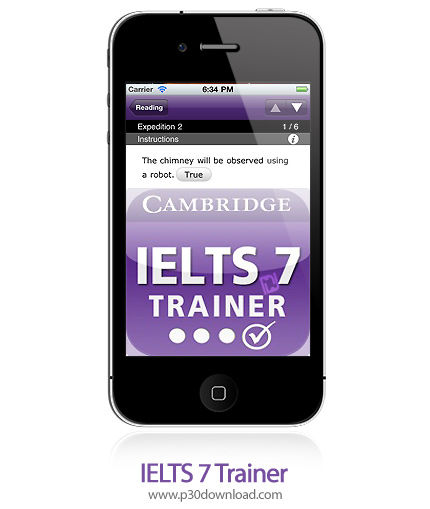 دانلود IELTS 7 Trainer - برنامه موبایل تست آمادگی برای امتحان IELTS
