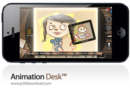 دانلود ™Animation Desk - برنامه موبایل ساخت انیمیشن های کارتونی