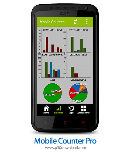 دانلود Mobile Counter Pro - برنامه موبایل شمارنده میزان مصرف اینترنت
