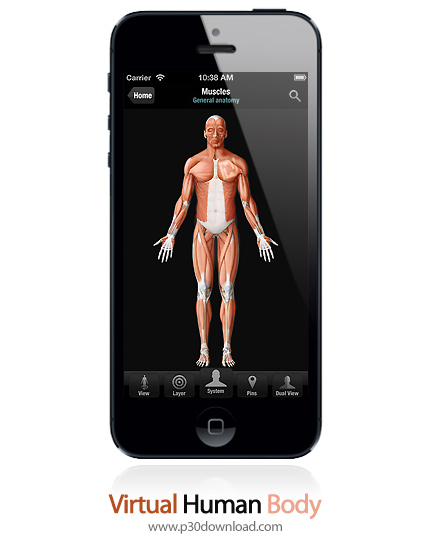 دانلود Virtual Human Body - برنامه موبایل شبیه ساز بدن انسان