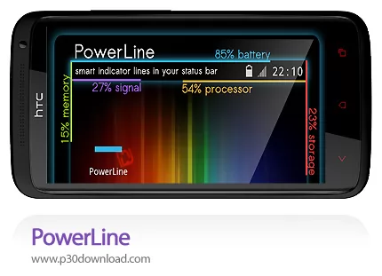 دانلود PowerLine - برنامه موبایل نمایش خطی اطلاعات