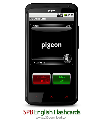 دانلود SPB English Flashcards - برنامه موبایل فلش کارت های صوتی تصویری انگلیسی