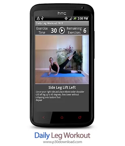 دانلود Daily Leg Workout - برنامه موبایل آموزش تمرینات ورزشی پا