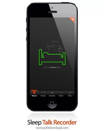 دانلود Sleep Talk Recorder - برنامه موبایل ضبط صدا موقع خواب