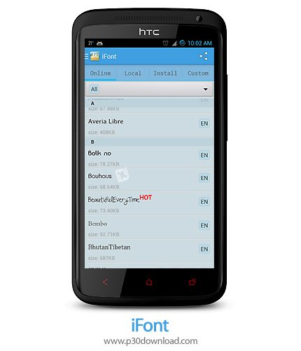 دانلود iFont - برنامه موبایل تغییر فونت