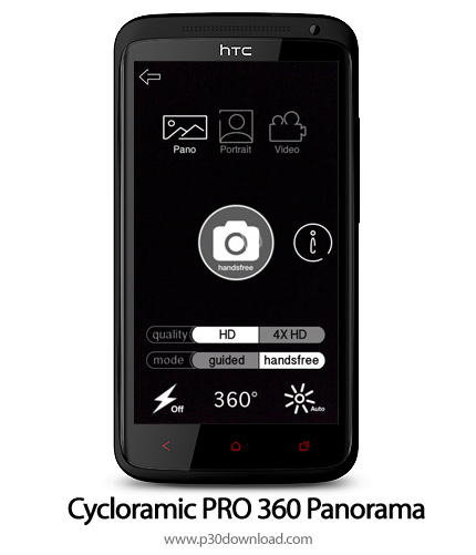 دانلود Cycloramic PRO 360 Panorama - برنامه موبایل ساخت تصاویر پانوراما