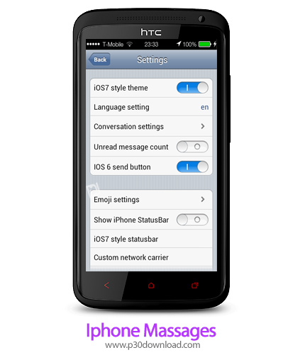 دانلود Iphone Messages - نرم افزارموبایل شبیه سازی پیام های آیفون