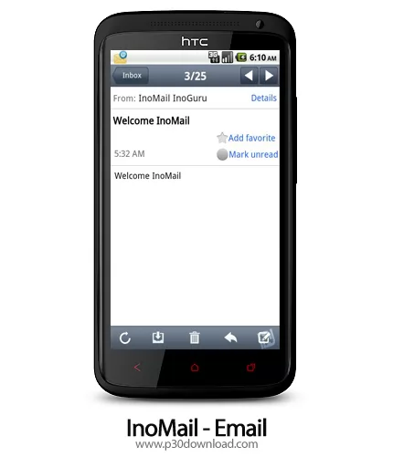 دانلود InoMail - Email - برنامه موبایل مدیریت ایمیل ها