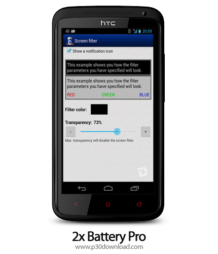 دانلود 2x Battery Pro - برنامه موبایل بهینه سازی باتری