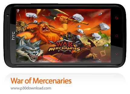 دانلود War of Mercenaries - بازی موبایل قلمرو پادشاهی