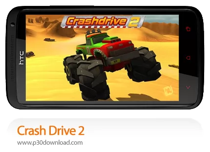 دانلود Crash Drive 2 - بازی موبایل مسابقات رانندگی