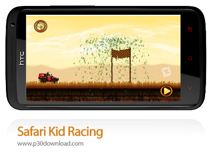 دانلود Safari Kid Racing - بازی موبایل مسابقات ماشین سواری در صحرا 