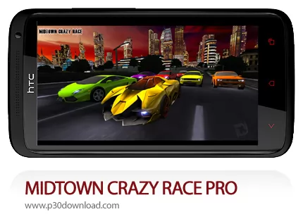 دانلود MIDTOWN CRAZY RACE PRO - بازی موبایل مسابقات رانندگی دیوانه وار