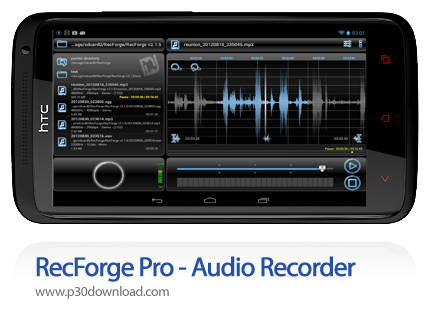 دانلود RecForge Pro Audio Recorde - برنامه موبایل ضبط صدا