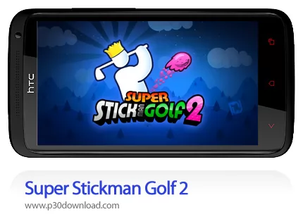 دانلود Super Stickman Golf 2 - بازی موبایل گلف بازی با مرد خطی (نامحدود)