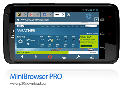 دانلود MiniBrowser Pro - برنامه موبایل وب گردی در اینترنت