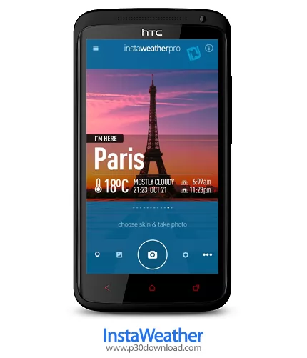 دانلود  InstaWeather Pro - برنامه موبایل وضعیت آب و هوا