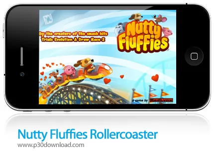 دانلود Nutty Fluffies Rollercoaster - بازی موبایل رولر کوستر