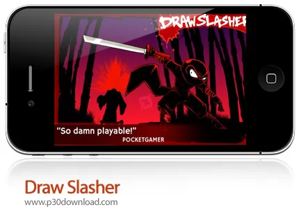 دانلود Draw Slasher - بازی موبایل نینجای عصبانی