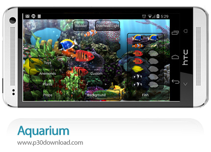 دانلود Aquarium - برنامه موبایل لایو والپیپر آکواریوم