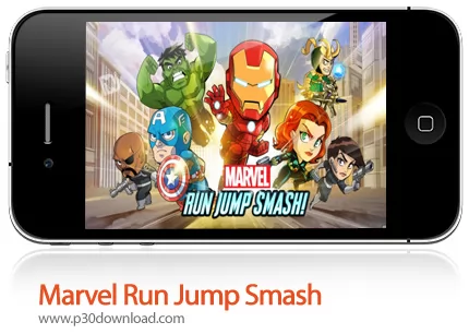 دانلود Marvel Run Jump Smash - بازی موبایل قهرمانان