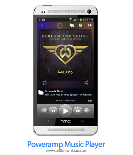 دانلود Poweramp Music Player v3 alpha-build-879 - برنامه موبایل پخش کننده موزیک قدرتمند