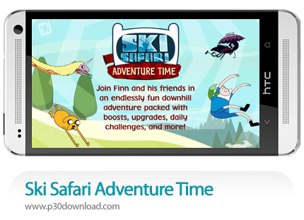 دانلود Ski Safari: Adventure Time - بازی موبایل اسکی سواری
