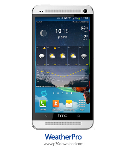 دانلود WeatherPro Premium v5.0 - برنامه موبایل پیش بینی آب و هوا