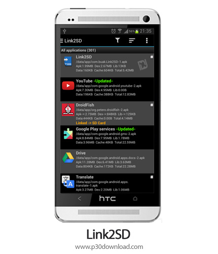 دانلود Link2SD Plus - برنامه موبایل انتقال برنامه ها به مموری