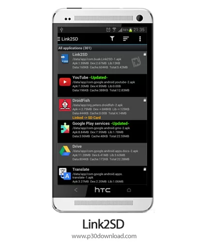دانلود Link2SD Plus - برنامه موبایل انتقال برنامه ها به مموری