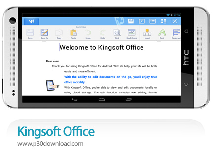 دانلود Kingsoft Office - برنامه موبایل آفیس در موبایل