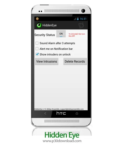 دانلود Hidden Eye - برنامه موبایل دوربین مخفی